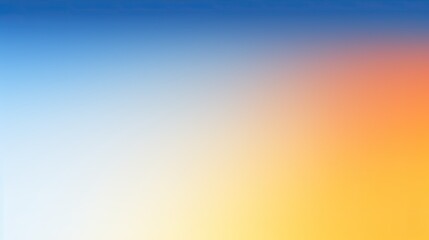 Color gradient background, abstract pastel rainbow. Light orange blue yellow white color banner gradation texture, vector blue yellow noise texture blur abstract background