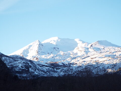 Neve no Chile, esta&ccedil;&atilde;o de neve em Chillan