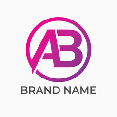 AB Corporate Logo Design Template