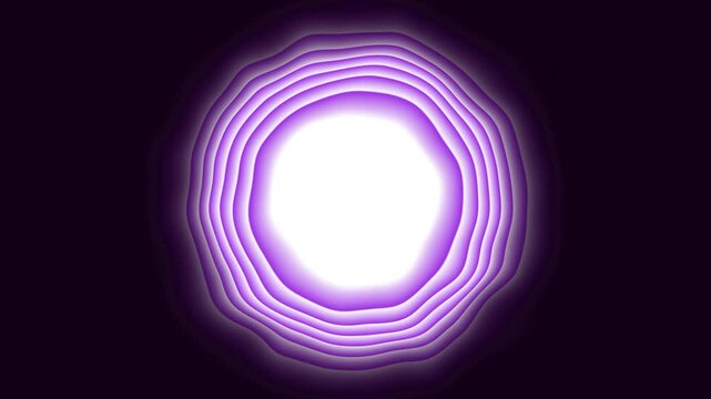 Abstract purple concentric rings ideal for backgrounds, modern designs, technology concepts, and marketing materials needing a bold visual impact.