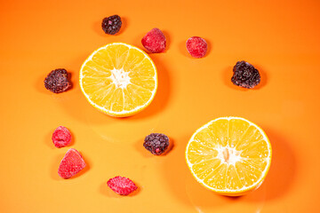 background of fruit
