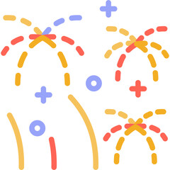 firework flat icon