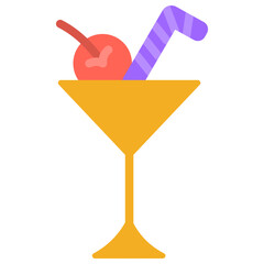 cocktail flat icon