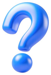 PNG Question mark blue colors 3d Matte icon question symbol question mark.
