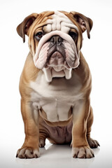English Bulldog looking at Camera