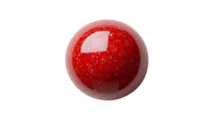 Sparkling Red Chocolate Sphere: A Gourmet Dessert