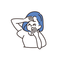 体調不良　女性