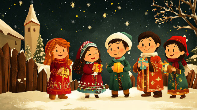 An educational Christmas history app that shares stories and traditions from around the world.