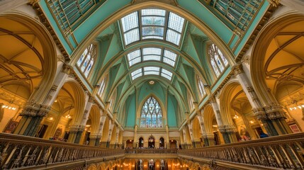 Fototapeta premium Stunning Architectural Interior of Historic Building