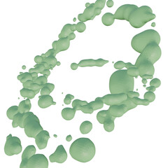 three dimensional water swirl