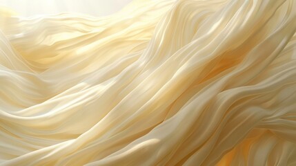 Abstract Silk Fabric Waves