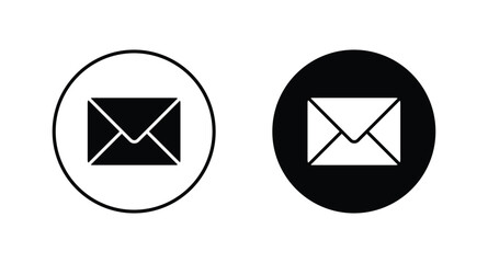 Email envelope icon vector. Message Icon symbol	