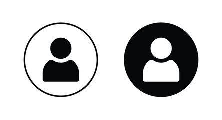 Profile user icon vector