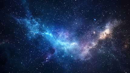 Night sky filled with stars and celestial wonders starlit sky with celestial phenomena. Celestial. Illustration
