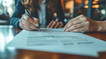 A businessman reviews contracts with a legal advisor, focusing on the accuracy of financial agreements and legal documentation.