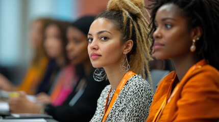 Diverse Women Engaging in Tech Workshop