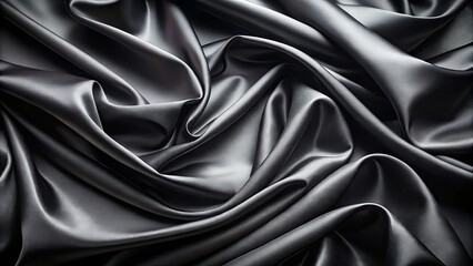 Obraz premium Abstract Drapery of Smooth, Silky Fabric with Gentle Waves and Subtle Shimmer