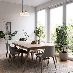 Simple style interior design