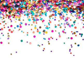 PNG Pop confetti background colorful celebration.