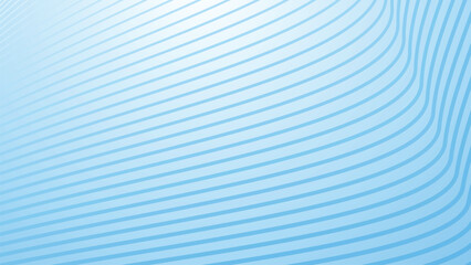 Blue white gradient abstract background with curve stripes line for backdrop