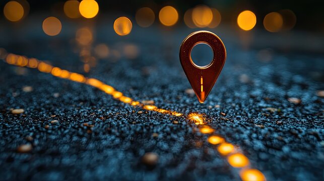 A GPS tracking device pulses a signal from a vehicle, representing location services and navigation technologies.