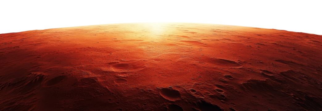 PNG Real mars horizon photography scenery sunrise.