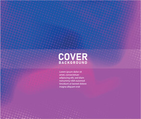 Obraz premium COVER COLOR HALFTONE BACKGROUND
