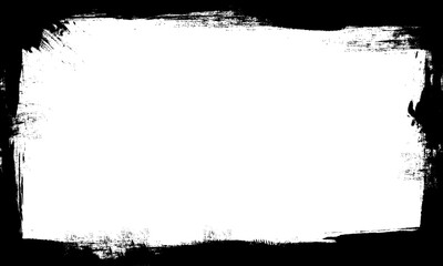 black lines artistic brush painting frame border pictures graphic element