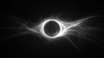 Ethereal Light Rays with Lens Flare Effect