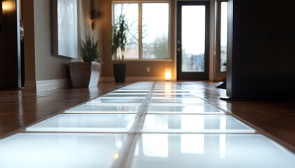 Fototapeta premium Minimalist and unique interior design in the house