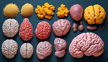 Image of a brain with blood vessels running throughout the image