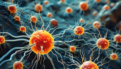 Picture of germs in the body