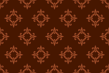 Geometric ethnic oriental ikat pattern traditional Design for background,carpet,wallpaper,clothing,wrapping,Batik,fabric,Vector illustration.embroidery style.