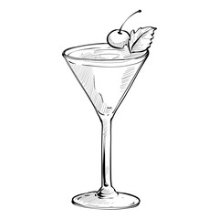 Handdrawn Cocktail Illustration