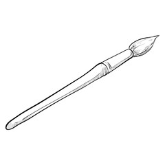 Handdrawn Paintbrush Illustration