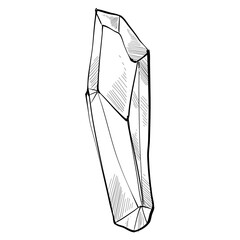 Handdrawn Crystal Illustration