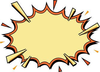 만화에 나오는 말풍선 일러스트