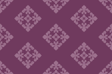 Geometric ethnic oriental ikat pattern traditional Design for background,carpet,wallpaper,clothing,wrapping,Batik,fabric,Vector illustration.embroidery style.