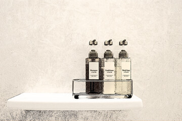 パスアメニティー（シャンプー、ボディーソープ、コンディショナー）