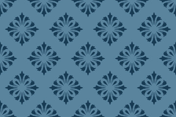 Geometric ethnic oriental ikat pattern traditional Design for background,carpet,wallpaper,clothing,wrapping,Batik,fabric,Vector illustration.embroidery style.