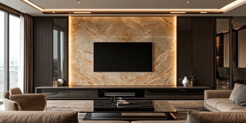 Elegant Living Room with Modern Design