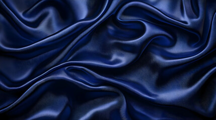 Obraz premium Abstract Blue Satin Fabric Texture Background