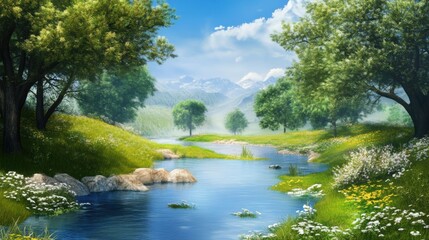 Serene River Retreat: A Natural Oasis for Relaxation