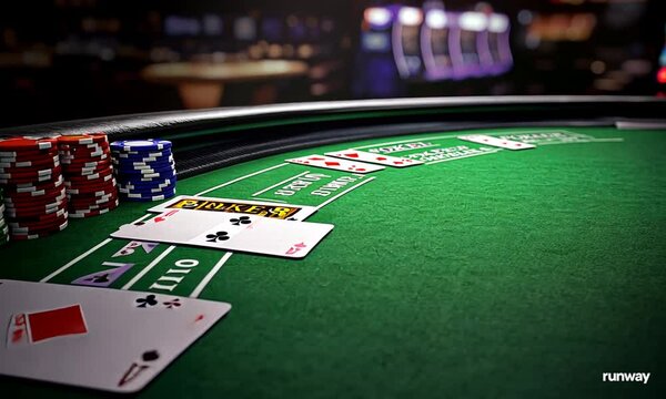 Playing Cards on the Casino Table