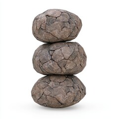 Fototapeta premium Stacked natural stone boulders