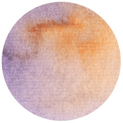 Watercolor hand painted circles texture. Watercolour circle elements for design.