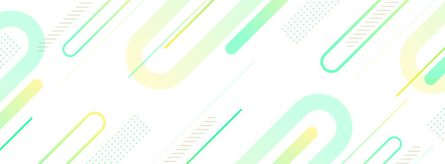 Abstract background geometric. green and yellow  gradation. shape line. Memphis style.geometric style.eps 10