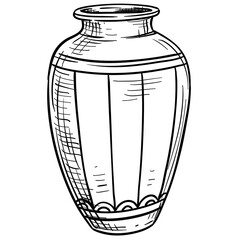 vases handdrawn illustration