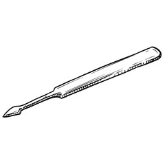 Handdrawn Manicure Equipment Illustration