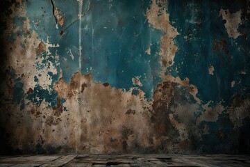 Weathered Grunge Background with Textured Surface and Scuff Details
